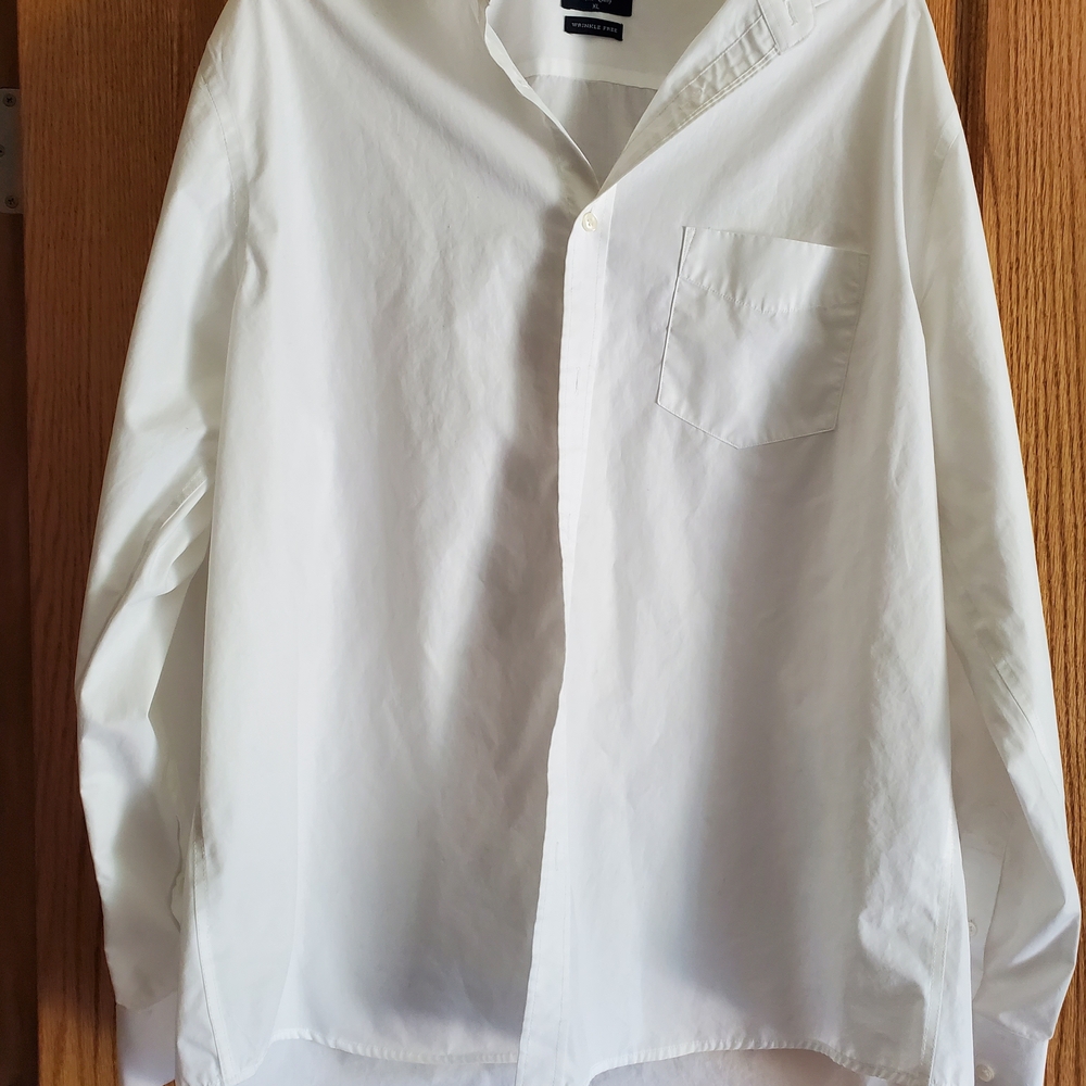 Classic White Dress Shirt for Men